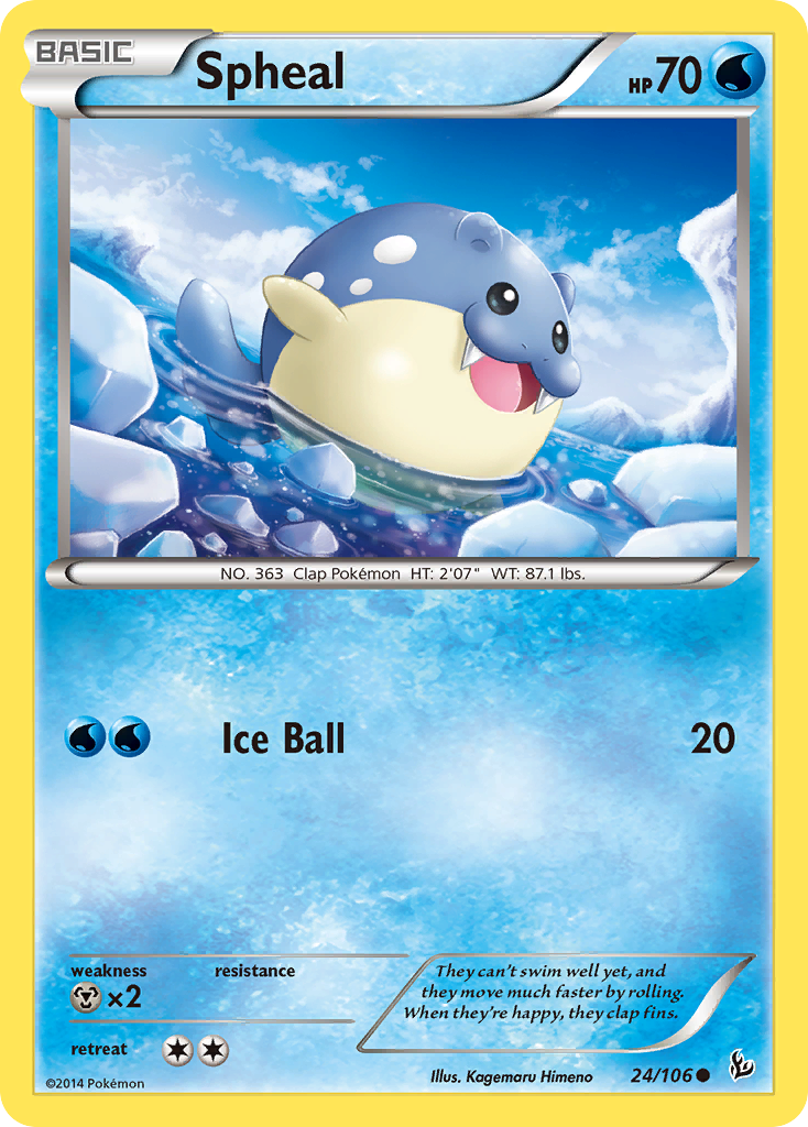 Spheal (24/106) [XY: Flashfire] | Gear Gaming Fayetteville