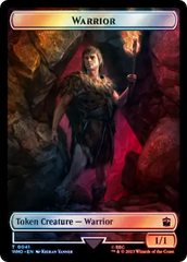 Warrior // Food (0058) Double-Sided Token (Surge Foil) [Doctor Who Tokens] | Gear Gaming Fayetteville