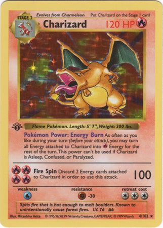 Charizard (4/102) (Shadowless) [Base Set 1st Edition] | Gear Gaming Fayetteville