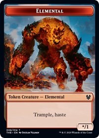 Elemental // Satyr Double-Sided Token [Theros Beyond Death Tokens] | Gear Gaming Fayetteville