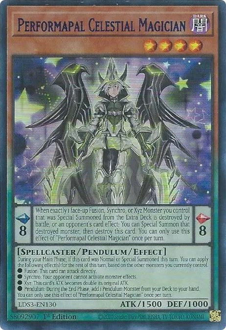 Performapal Celestial Magician (Blue) [LDS3-EN130] Ultra Rare | Gear Gaming Fayetteville