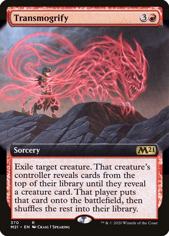 Transmogrify (Extended Art) [Core Set 2021] | Gear Gaming Fayetteville