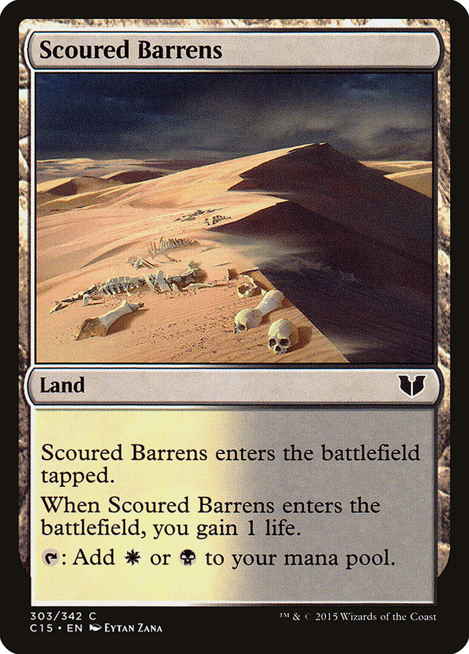 Scoured Barrens [Commander 2015] | Gear Gaming Fayetteville