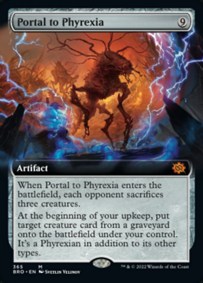 Portal to Phyrexia (Extended Art) [The Brothers' War] | Gear Gaming Fayetteville