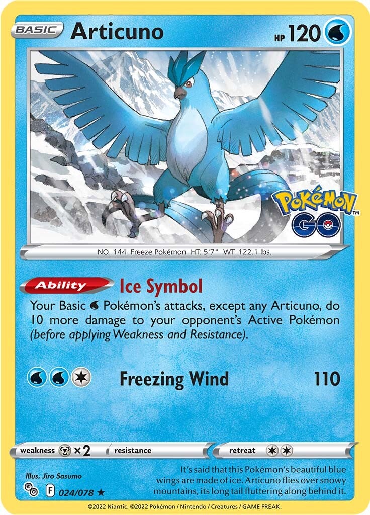 Articuno (024/078) [Pokémon GO] | Gear Gaming Fayetteville