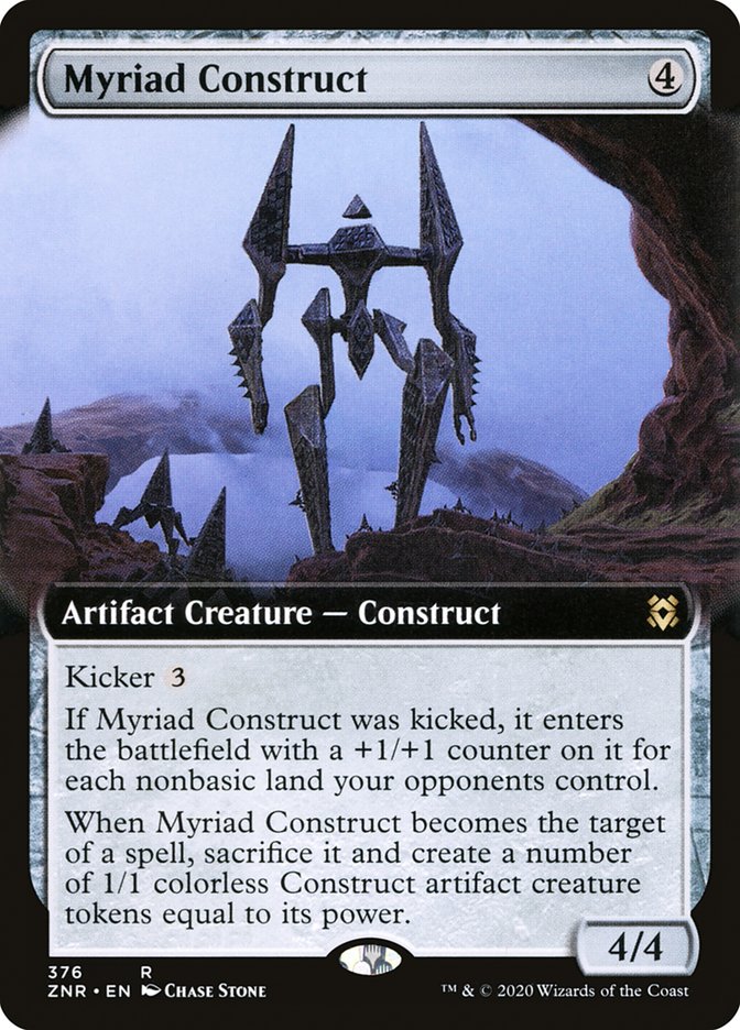 Myriad Construct (Extended Art) [Zendikar Rising] | Gear Gaming Fayetteville