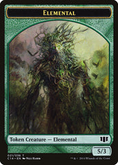 Elemental // Beast (019/036) Double-Sided Token [Commander 2014 Tokens] | Gear Gaming Fayetteville