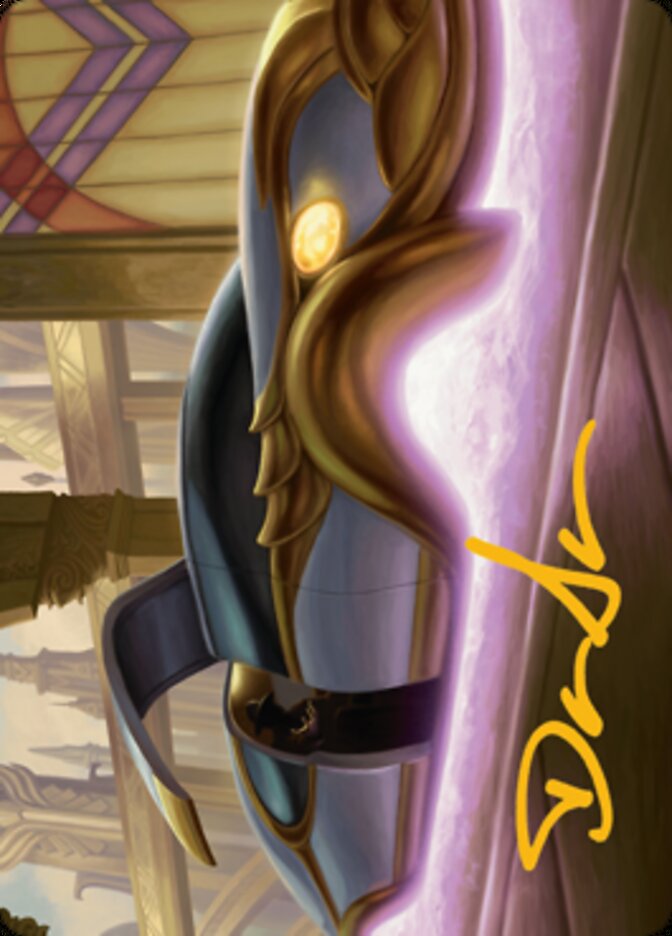 Mysterious Limousine Art Card (Gold-Stamped Signature) [Streets of New Capenna Art Series] | Gear Gaming Fayetteville