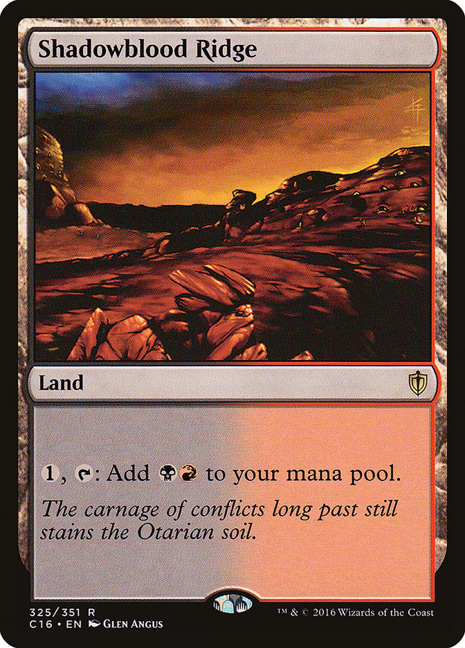 Shadowblood Ridge [Commander 2016] | Gear Gaming Fayetteville