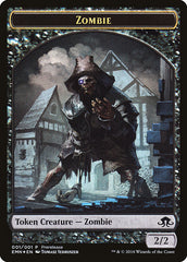 Zombie // Zombie Double-Sided Token [Eldritch Moon Prerelease Promos] | Gear Gaming Fayetteville