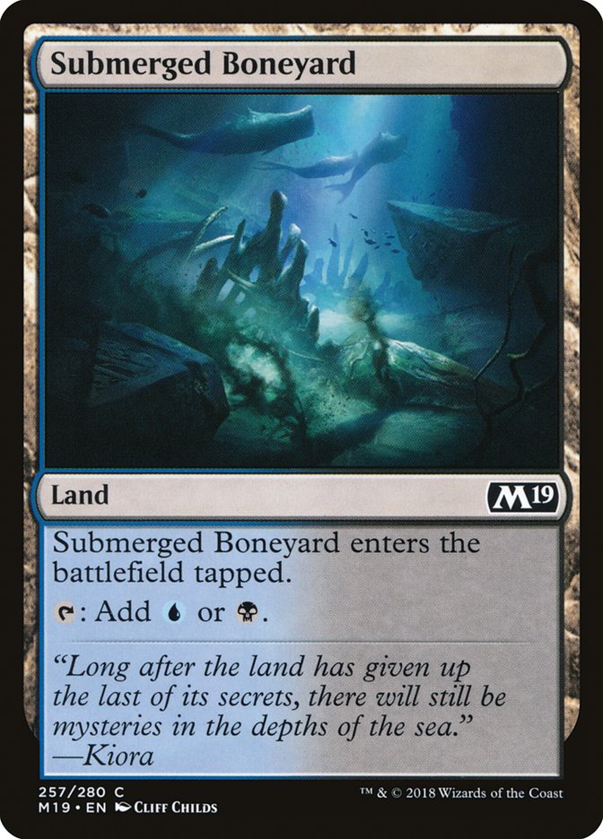 Submerged Boneyard [Core Set 2019] | Gear Gaming Fayetteville