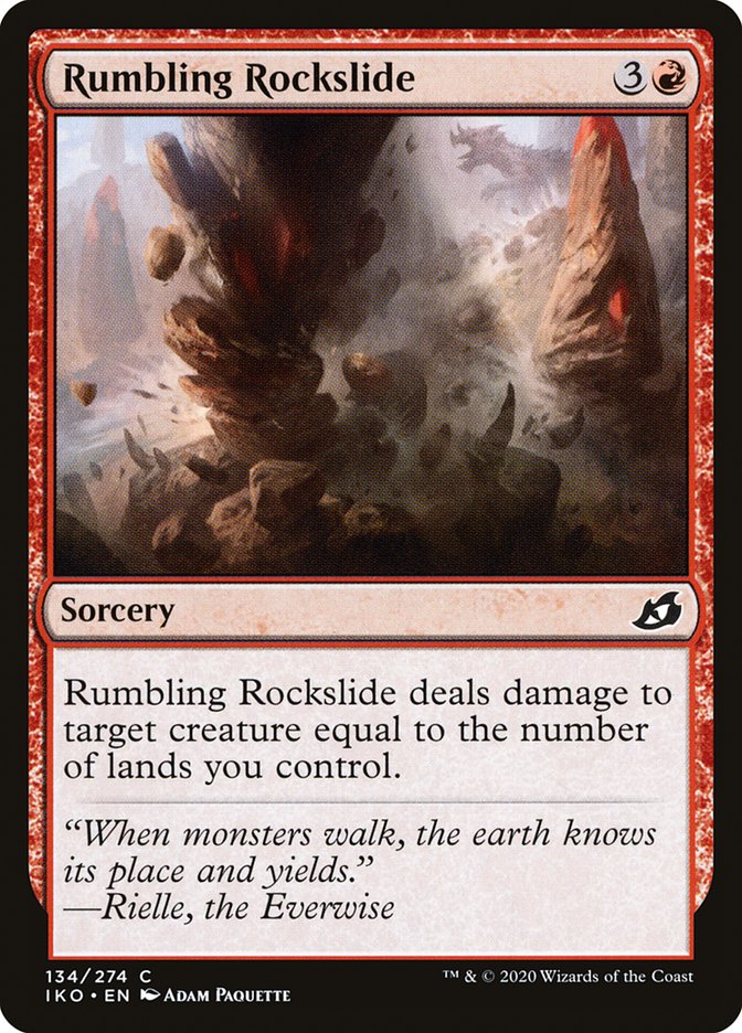 Rumbling Rockslide [Ikoria: Lair of Behemoths] | Gear Gaming Fayetteville