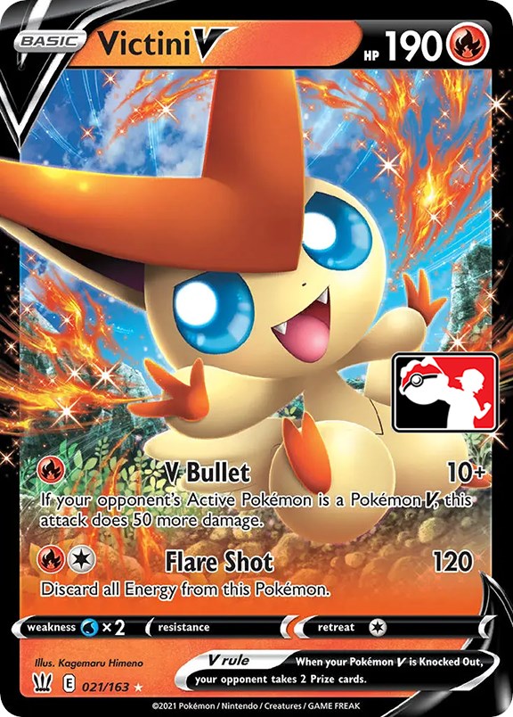 Victini V (021/163) [Prize Pack Series One] | Gear Gaming Fayetteville