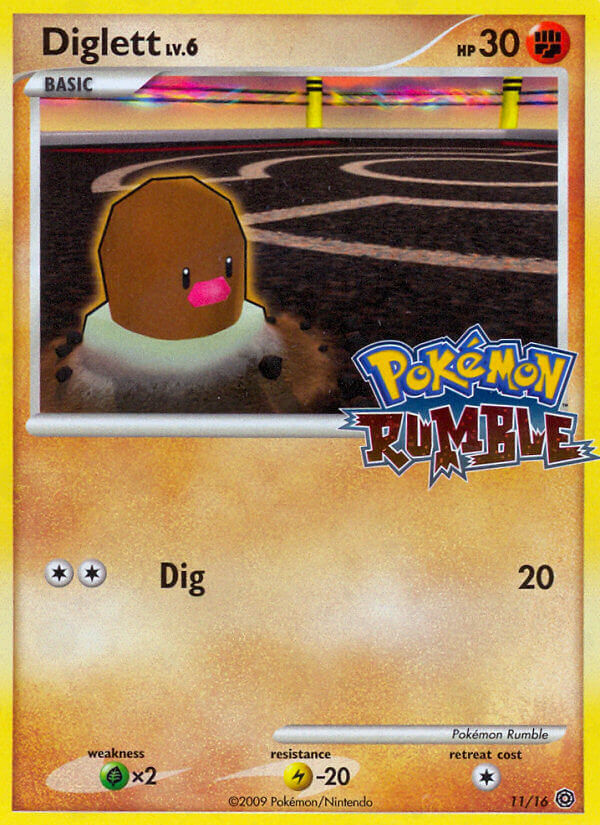 Diglett (11/16) [Pokémon Rumble] | Gear Gaming Fayetteville