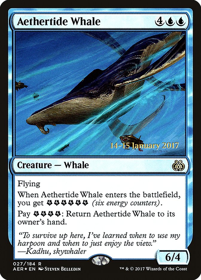 Aethertide Whale [Aether Revolt Prerelease Promos] | Gear Gaming Fayetteville