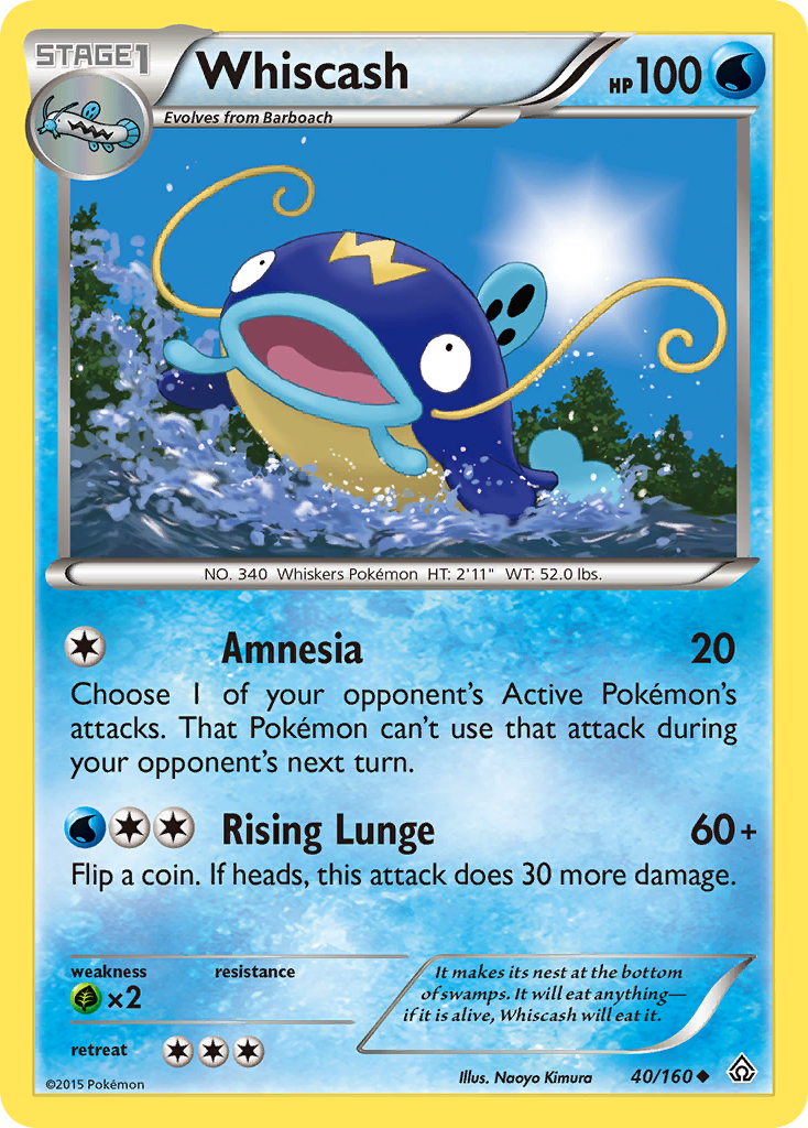 Whiscash (40/160) [XY: Primal Clash] | Gear Gaming Fayetteville