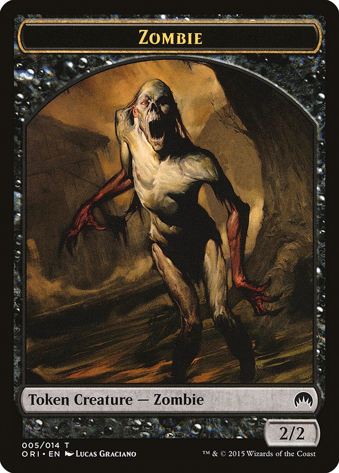 Zombie Token [Magic Origins Tokens] | Gear Gaming Fayetteville