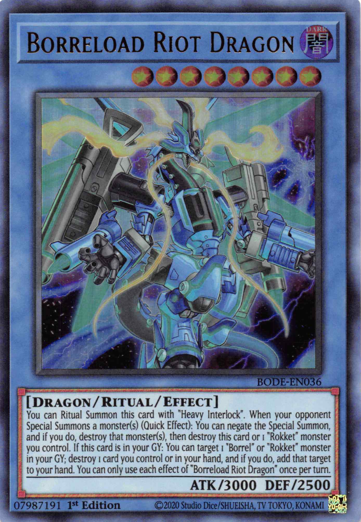 Borreload Riot Dragon [BODE-EN036] Ultra Rare | Gear Gaming Fayetteville