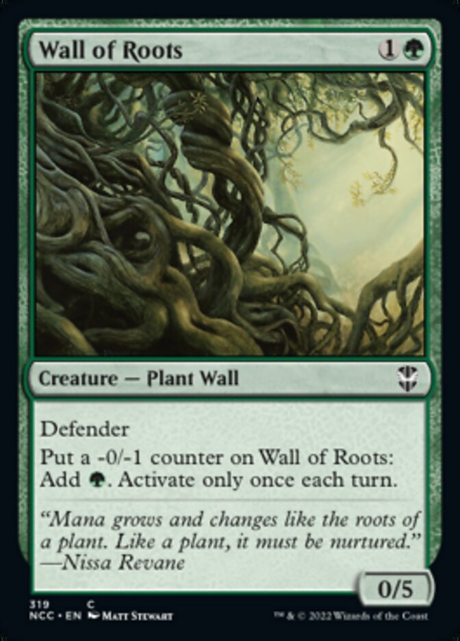 Wall of Roots [Streets of New Capenna Commander] | Gear Gaming Fayetteville