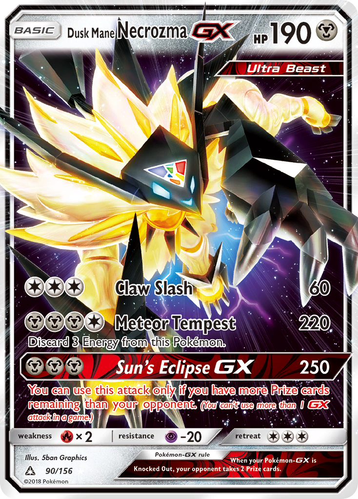 Dusk Mane Necrozma GX (90/156) [Sun & Moon: Ultra Prism] | Gear Gaming Fayetteville