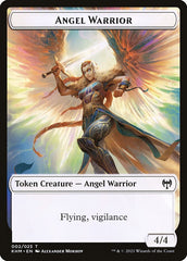 Human Warrior // Angel Warrior Double-Sided Token [Kaldheim Tokens] | Gear Gaming Fayetteville