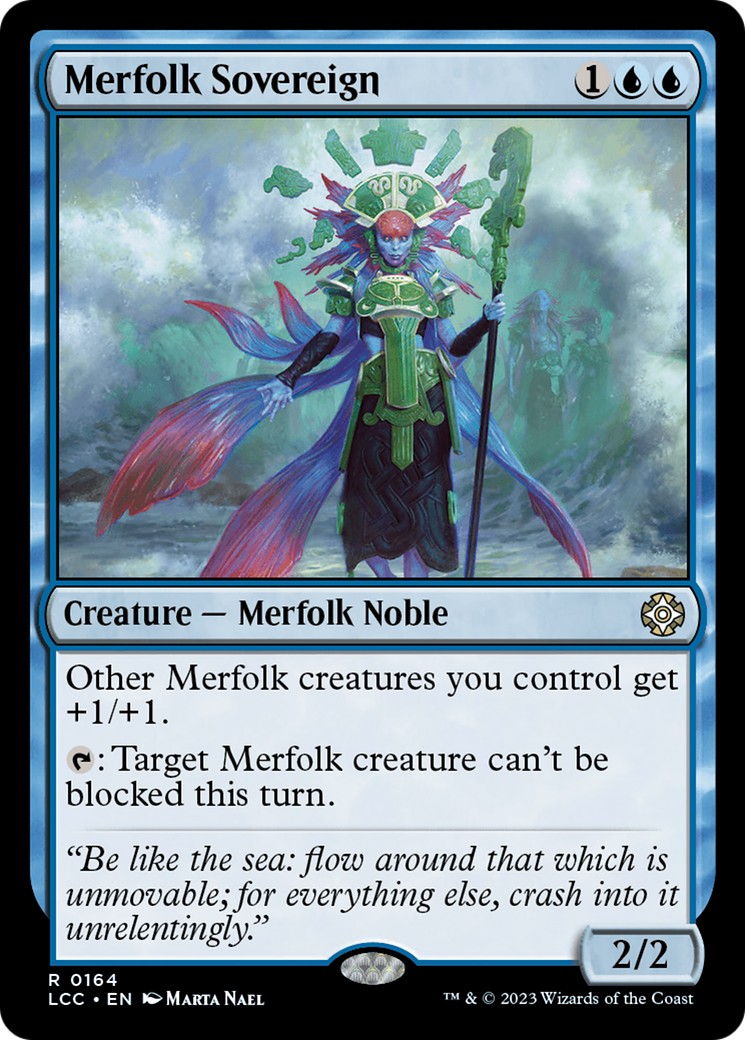 Merfolk Sovereign [The Lost Caverns of Ixalan Commander] | Gear Gaming Fayetteville