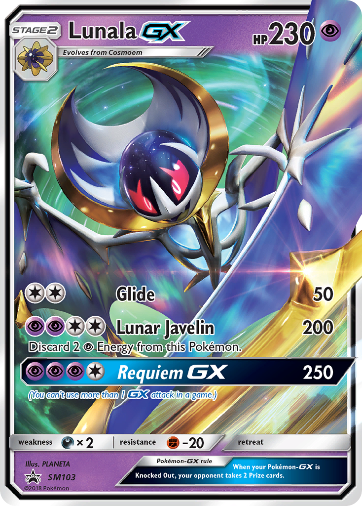 Lunala GX (SM103) [Sun & Moon: Black Star Promos] | Gear Gaming Fayetteville