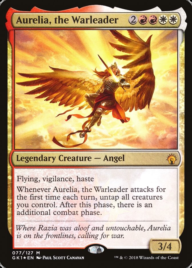 Aurelia, the Warleader [Guilds of Ravnica Guild Kit] | Gear Gaming Fayetteville