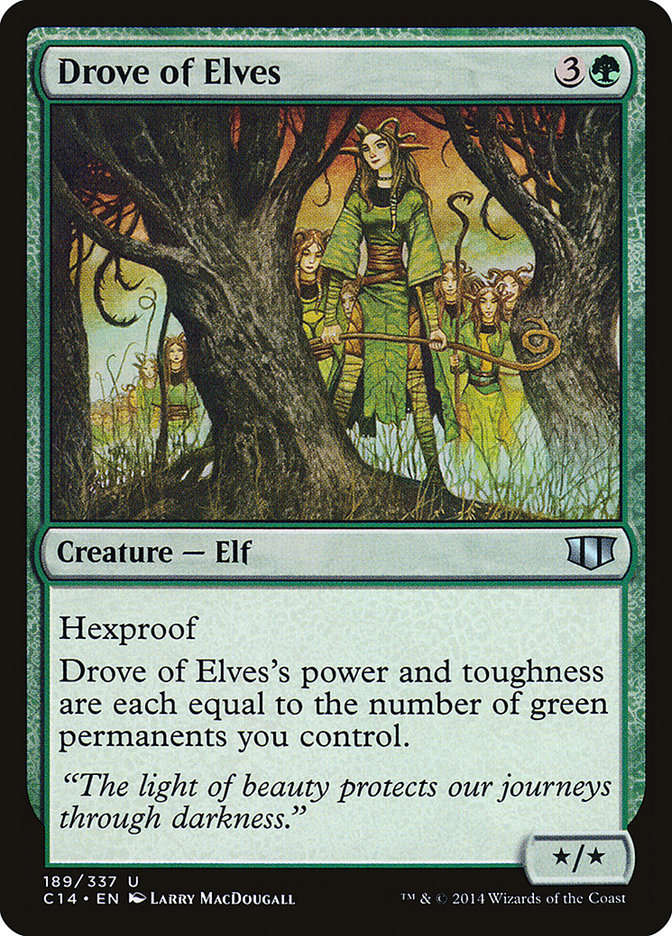 Drove of Elves [Commander 2014] | Gear Gaming Fayetteville