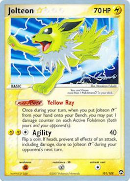 Jolteon Star (101/108) (Psychic Lock - Jason Klaczynski) [World Championships 2008] | Gear Gaming Fayetteville