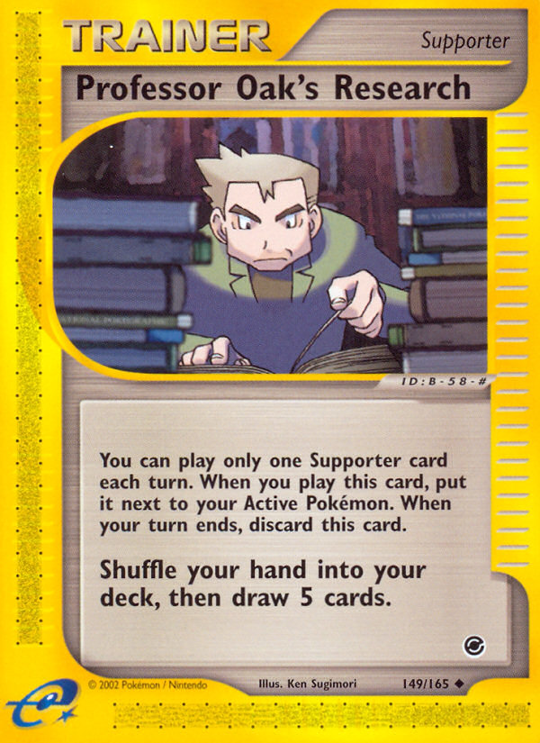 Professor Oak's Research (149/165) [Expedition: Base Set] | Gear Gaming Fayetteville