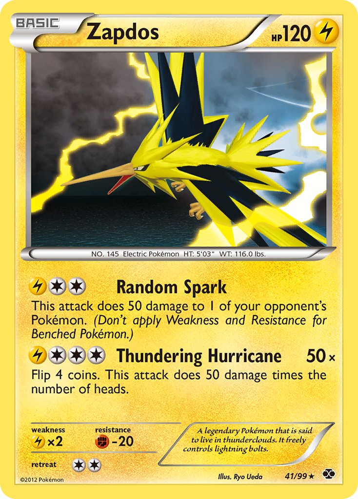 Zapdos (41/99) (Blister Exclusive) [Black & White: Next Destinies] | Gear Gaming Fayetteville