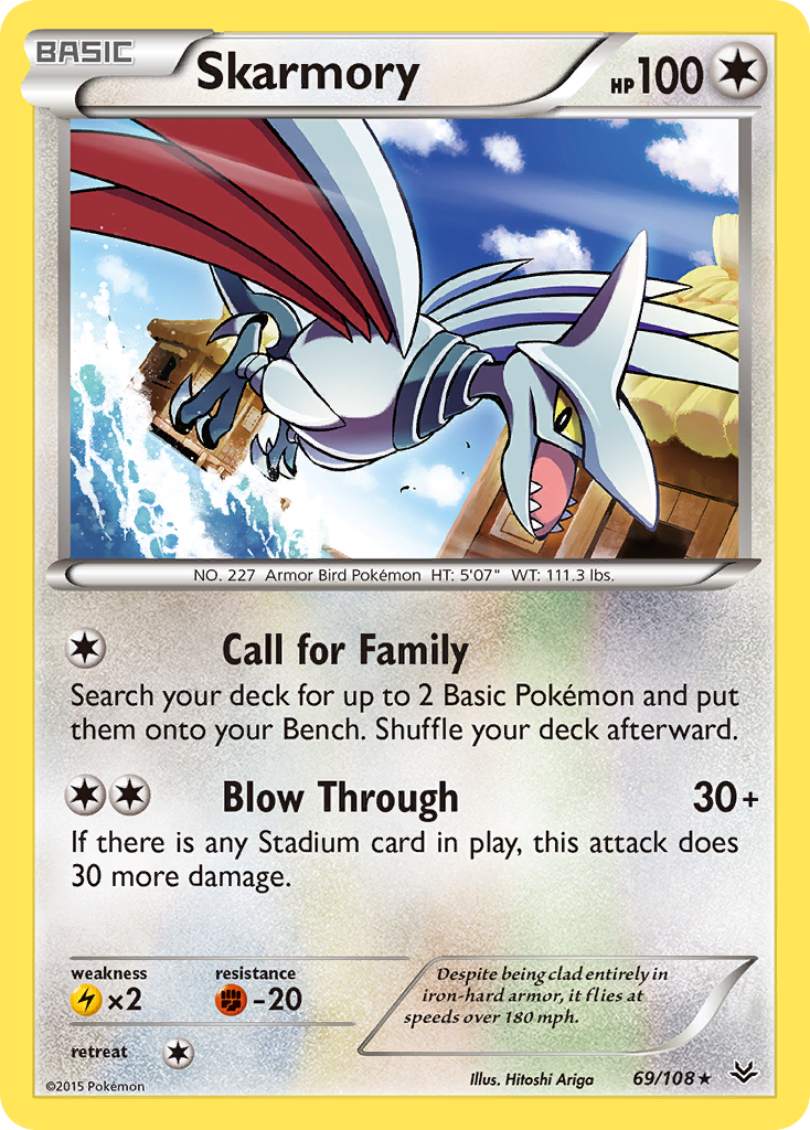 Skarmory (69/108) [XY: Roaring Skies] | Gear Gaming Fayetteville