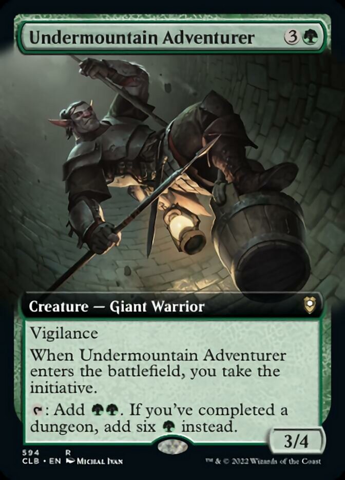 Undermountain Adventurer (Extended Art) [Commander Legends: Battle for Baldur's Gate] | Gear Gaming Fayetteville