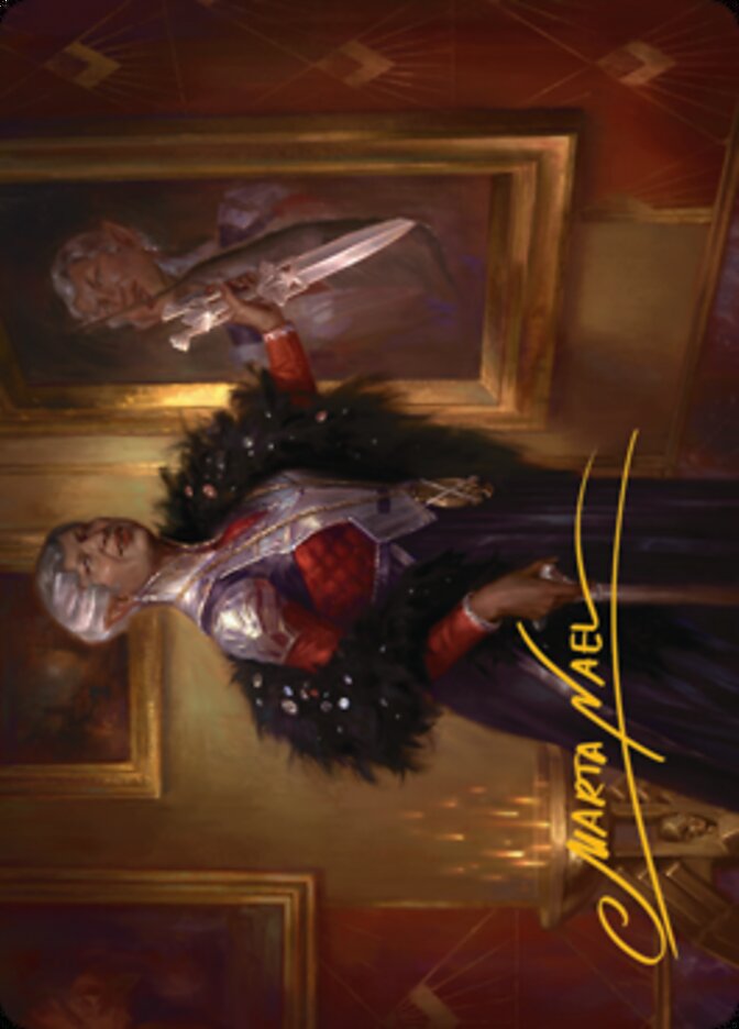 Evelyn, the Covetous Art Card (Gold-Stamped Signature) [Streets of New Capenna Art Series] | Gear Gaming Fayetteville