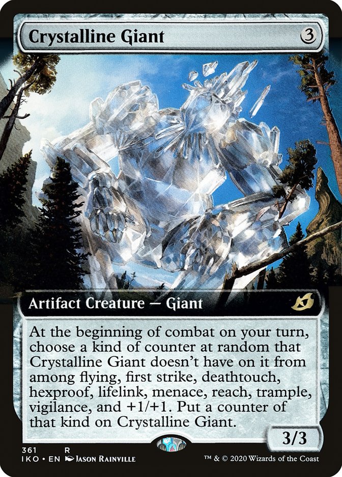 Crystalline Giant (Extended Art) [Ikoria: Lair of Behemoths] | Gear Gaming Fayetteville