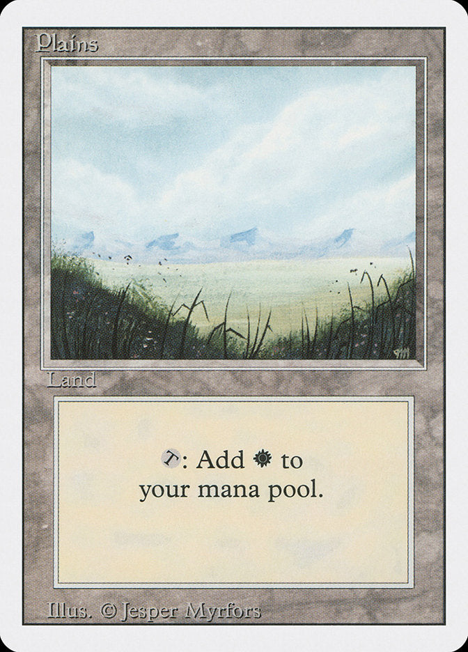 Plains (No Trees / Signature on Right) [Revised Edition] | Gear Gaming Fayetteville