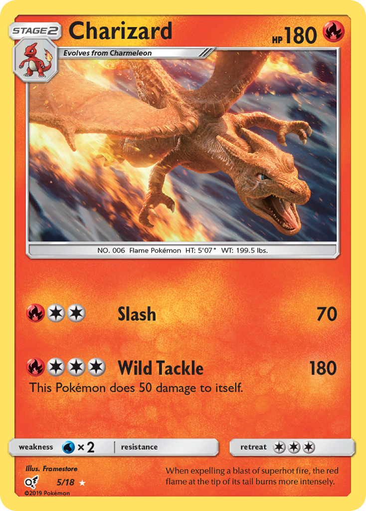 Charizard (5/18) [Sun & Moon: Detective Pikachu] | Gear Gaming Fayetteville