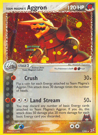 Team Magma's Aggron (7/95) [EX: Team Magma vs Team Aqua] | Gear Gaming Fayetteville