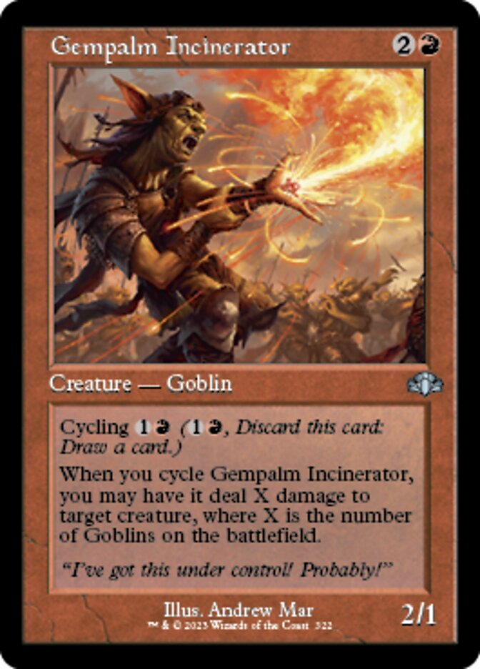 Gempalm Incinerator (Retro) [Dominaria Remastered] | Gear Gaming Fayetteville