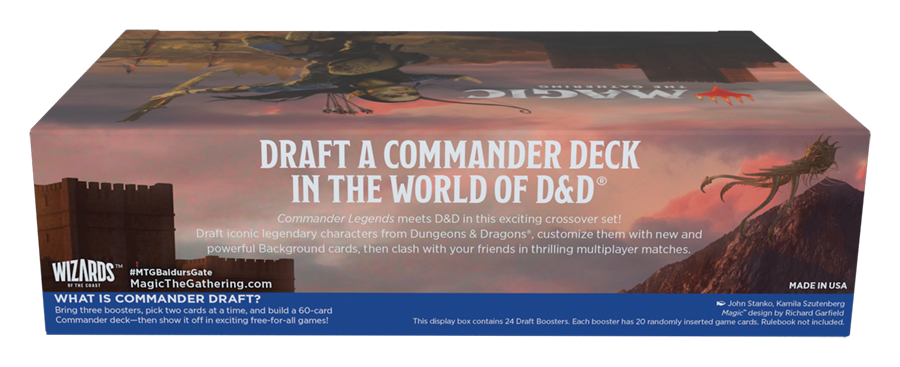 Commander Legends: Battle for Baldur's Gate - Draft Booster Display | Gear Gaming Fayetteville