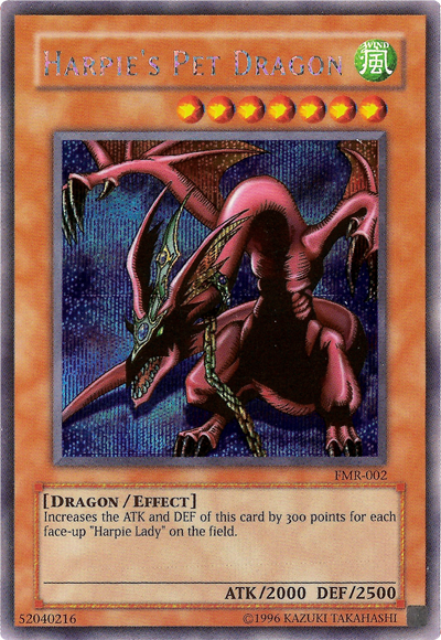 Harpie's Pet Dragon (Forbidden Memories) [FMR-002] Prismatic Secret Rare | Gear Gaming Fayetteville