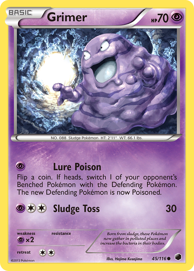 Grimer (45/116) [Black & White: Plasma Freeze] | Gear Gaming Fayetteville