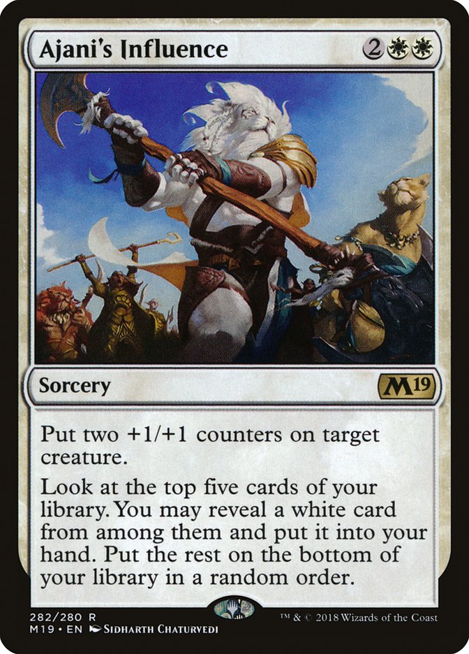 Ajani's Influence [Core Set 2019] | Gear Gaming Fayetteville