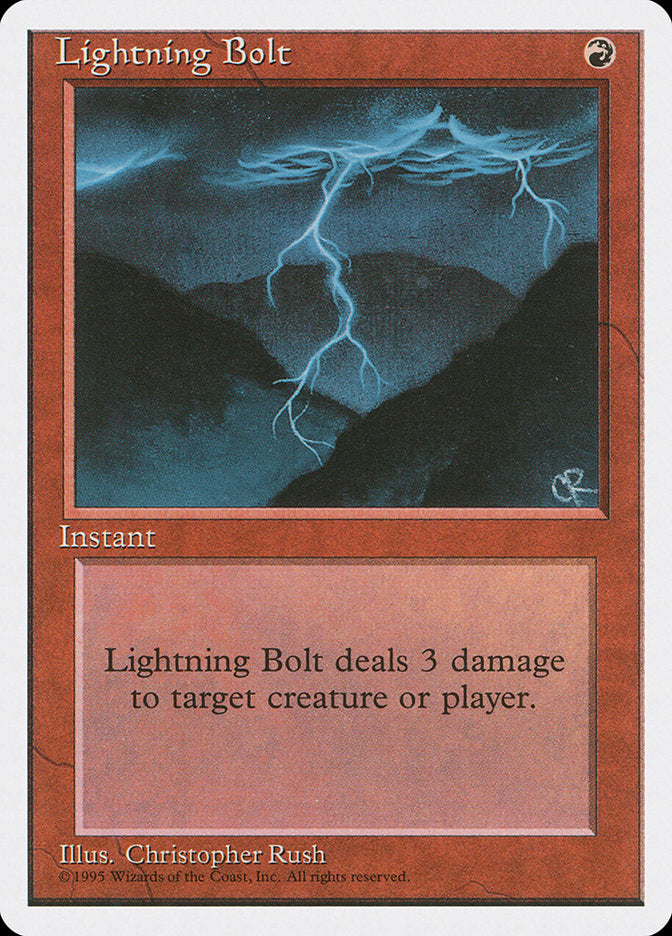 Lightning Bolt [Fourth Edition] | Gear Gaming Fayetteville