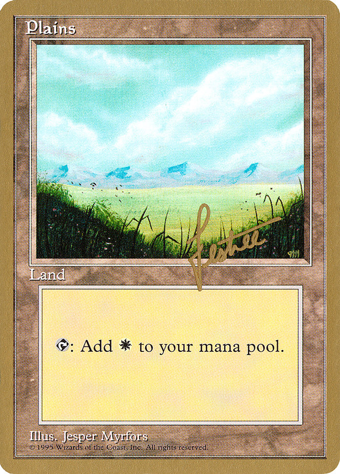 Plains (bl366) (Bertrand Lestree) [Pro Tour Collector Set] | Gear Gaming Fayetteville