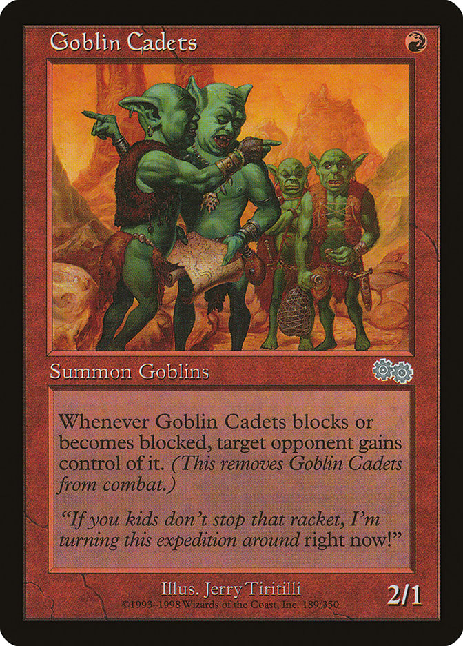 Goblin Cadets [Urza's Saga] | Gear Gaming Fayetteville