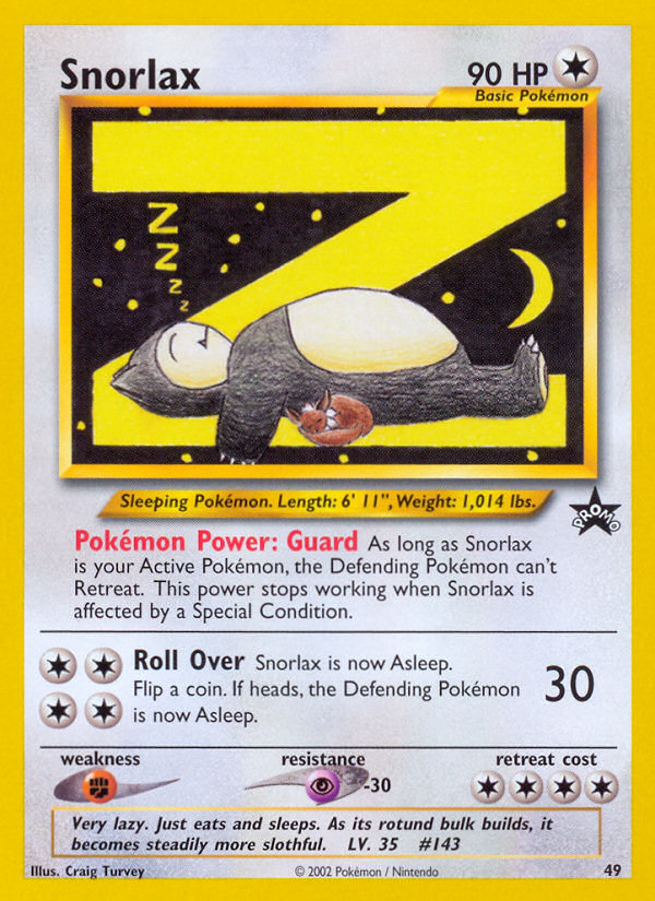 Snorlax (49) [Wizards of the Coast: Black Star Promos] | Gear Gaming Fayetteville