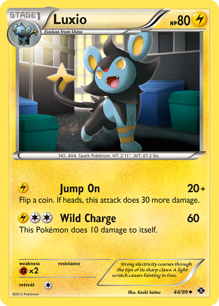 Luxio (44/99) [Black & White: Next Destinies] | Gear Gaming Fayetteville