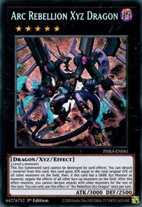 Arc Rebellion Xyz Dragon [PHRA-EN041] Secret Rare | Gear Gaming Fayetteville